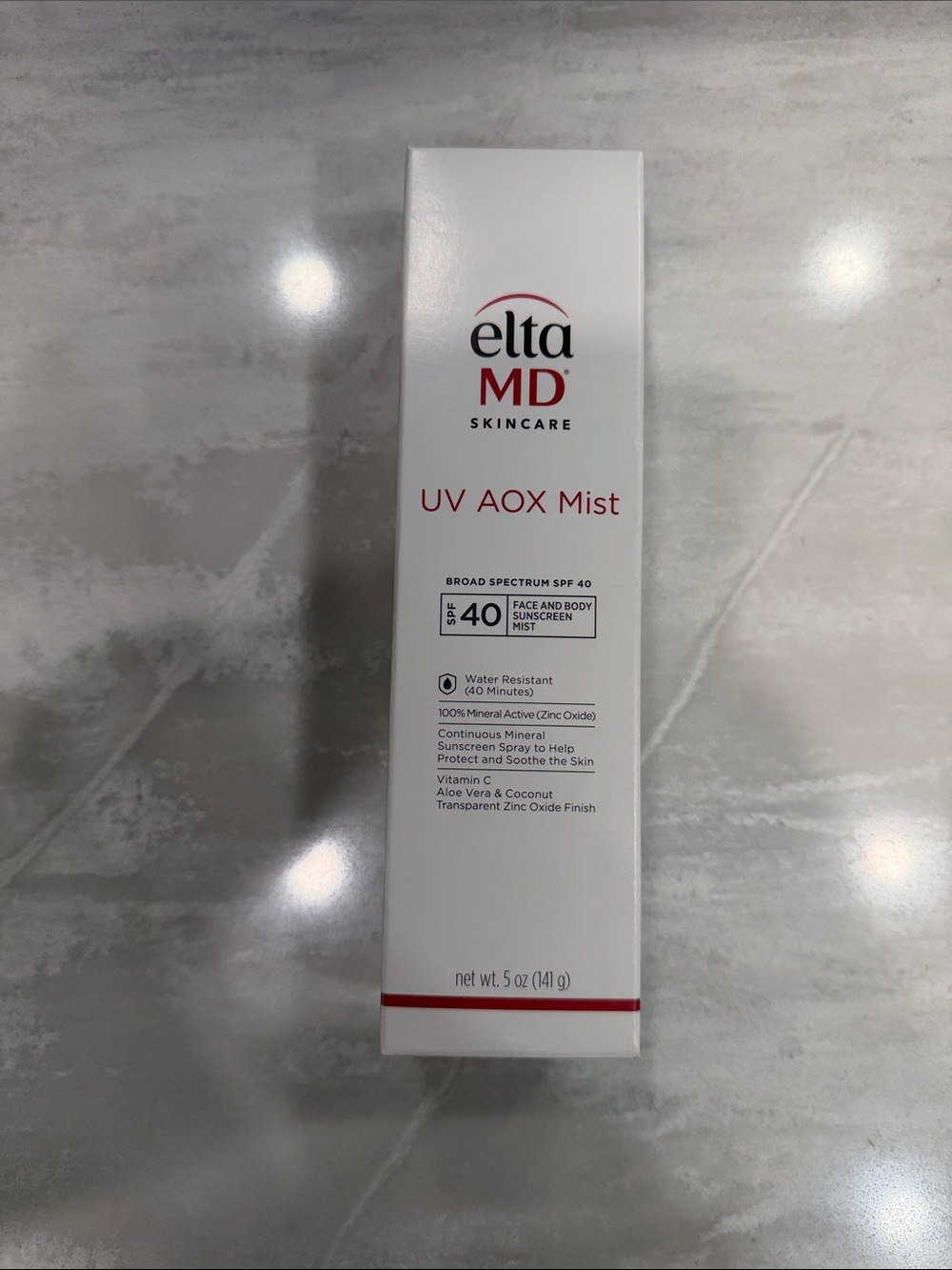 EltaMD UV AOX Mist - White with Red Accents